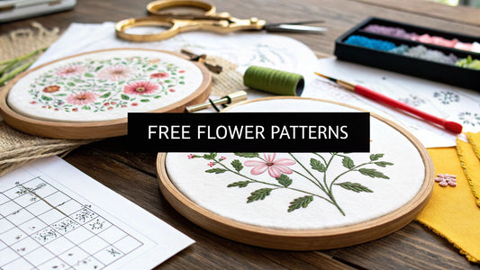 Top 7 Free Cross Stitch Flower Pattern Sources for 2025 - Cross Stitched