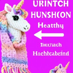 Unicorn Crochet Scarf Pattern - A Free Crochet Pattern - Cross Stitched