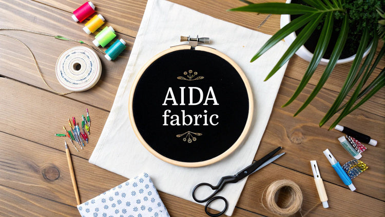What Is Aida Fabric? Your Guide to Cross-Stitch Cloth - Cross Stitched
