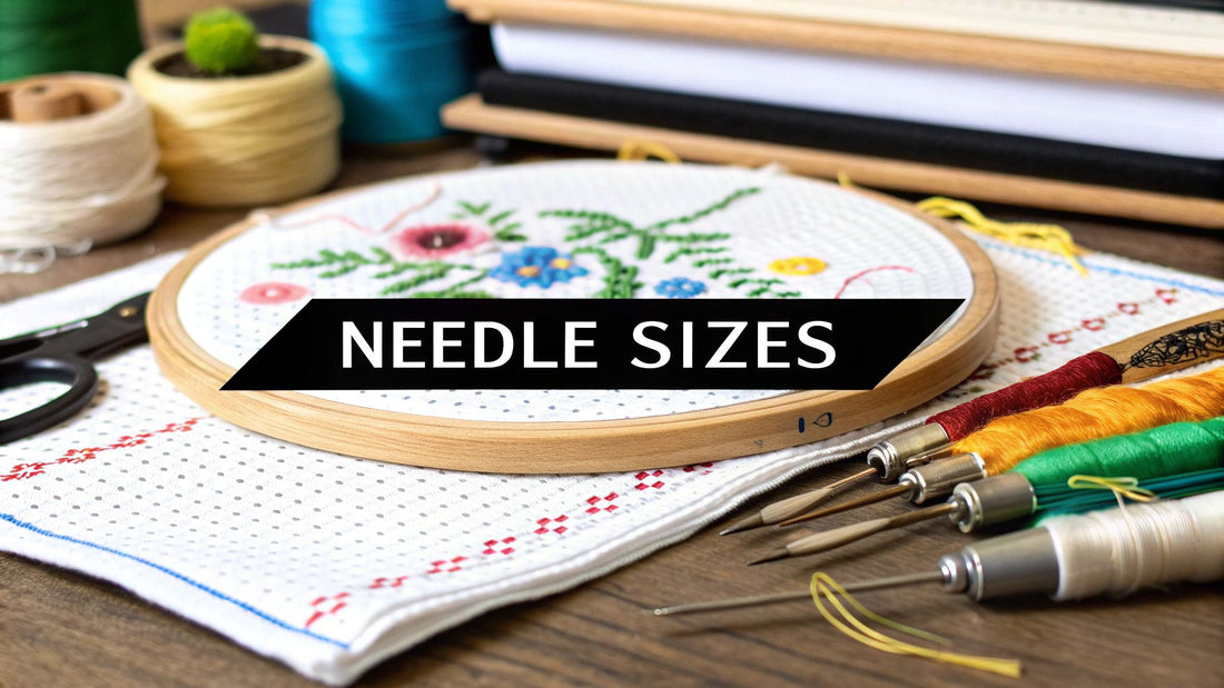 What Size Cross Stitch Needle Should You Use? - Cross Stitched
