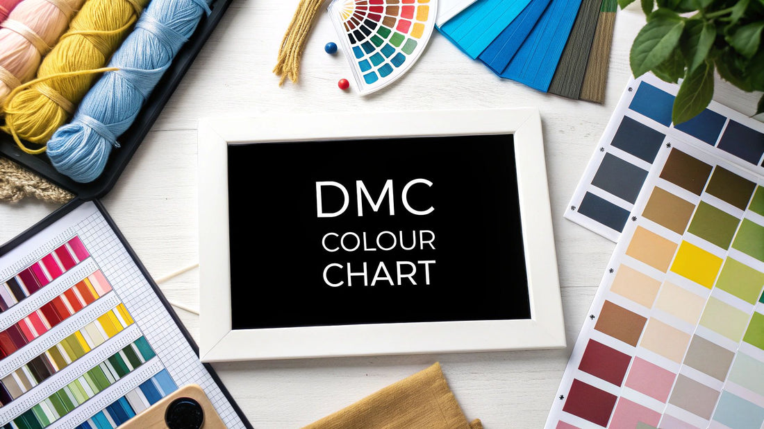 Your Guide to DMC Thread Chart Colours and Numbers - Cross Stitched