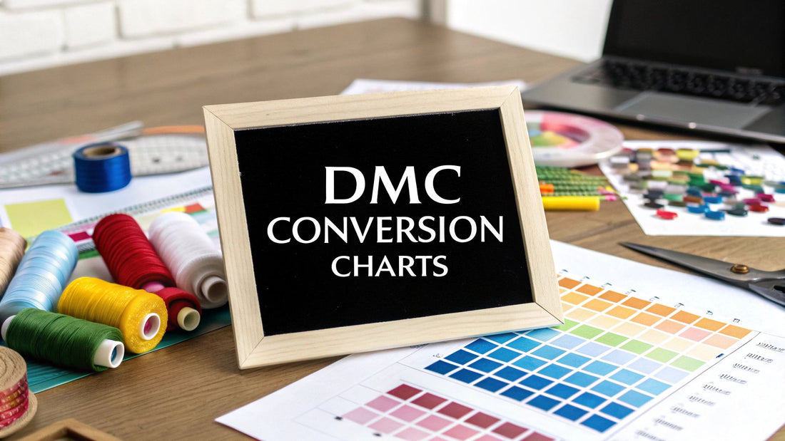 Your Ultimate Guide to DMC Conversion Charts - Cross Stitched