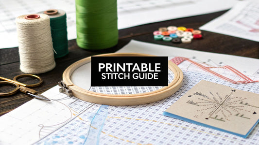 Your Ultimate Printable Embroidery Stitch Guide - Cross Stitched