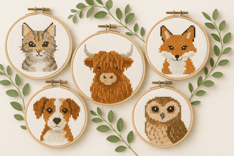 Animal Cross Stitch Kits