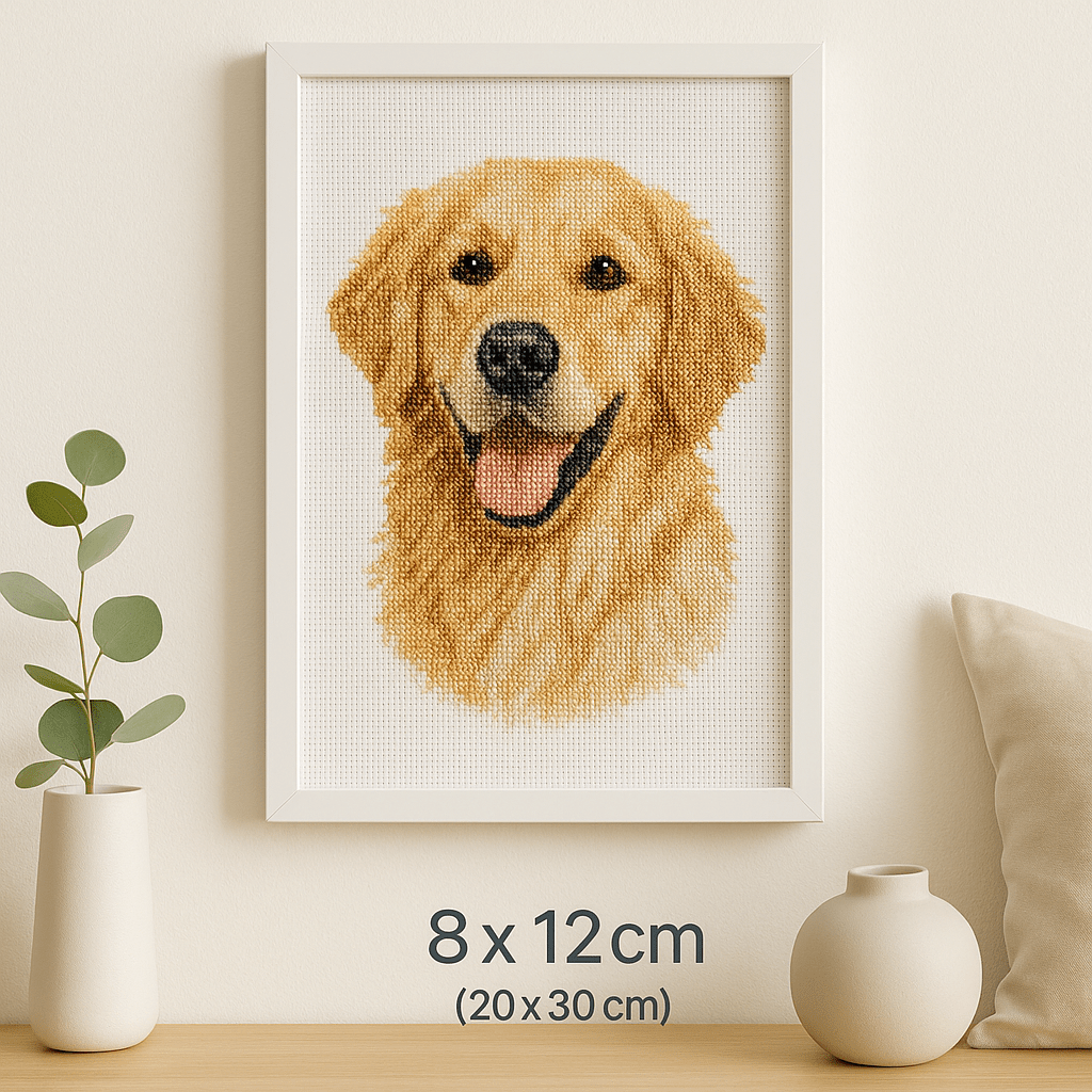 Custom Cross Stitch Tapestry Kit | Just Upload Your Photo! - Cross Stitched