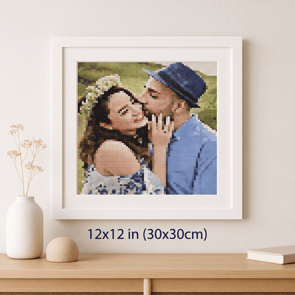 Custom Cross Stitch Tapestry Kit | Just Upload Your Photo! - Cross Stitched