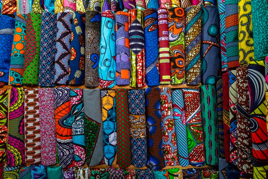 Cross Stitch | Abidjan - Assorted-Color Textiles - Cross Stitched