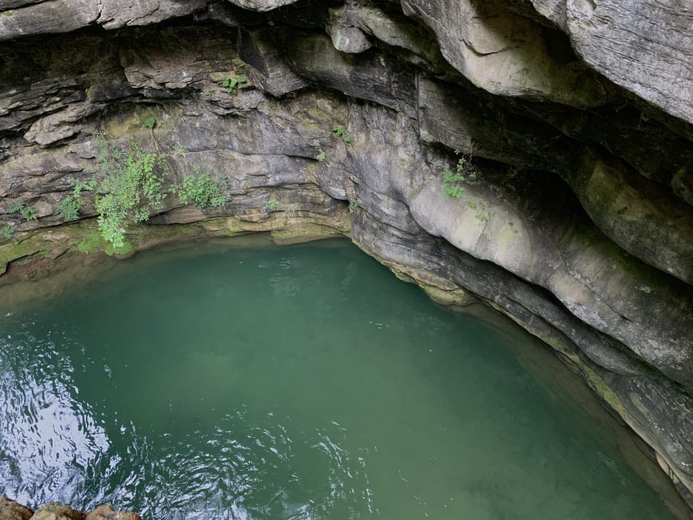 Cross Stitch | Changzhi - Body Of Water Between Gray Rocky Mountain During Daytime - Cross Stitched