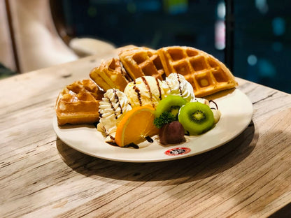 Cross Stitch | Dalian - Cooked Waffles With Ice Cream - Cross Stitched