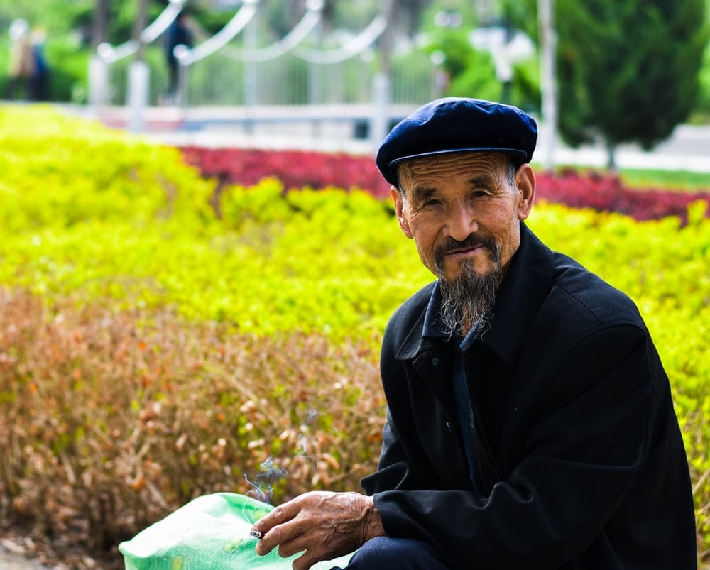 Cross Stitch | Lanzhou - Rule Of Thirds Photography Of Man - Cross Stitched