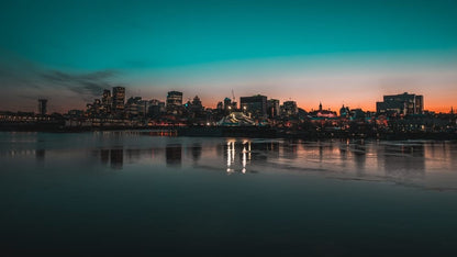 Cross Stitch | Montréal - Skyline Cityscape Photography - Cross Stitched
