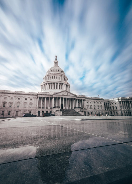 Cross Stitch | Washington - Photo Of Capital Hill, Washington, D.C. - Cross Stitched