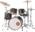 Drums Tools Percussion Cross Stitch Kit - Cross Stitched